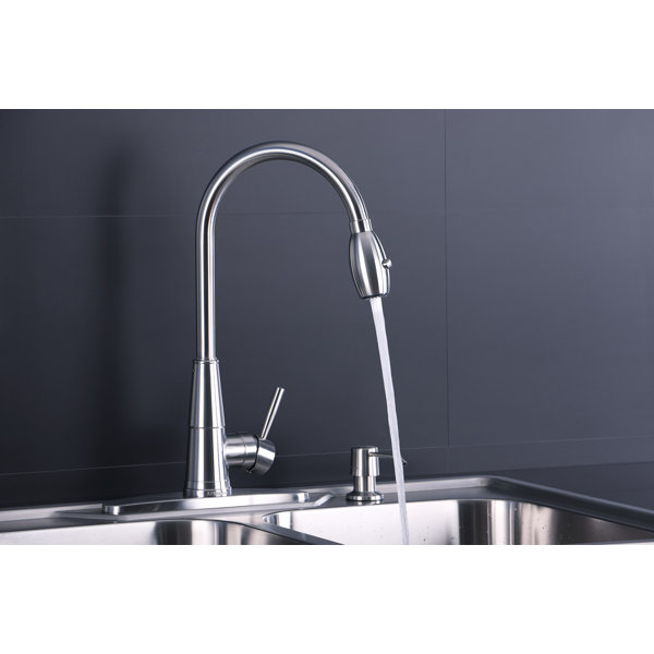 AFA Stainless Pull Down Kitchen Faucet & Reviews Wayfair